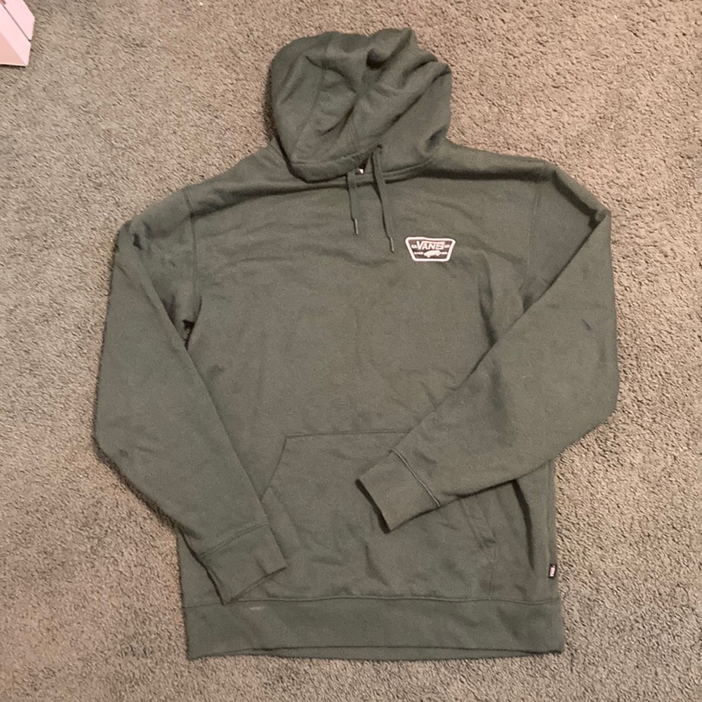 Mens Medium Forest Green Vans Hoodie